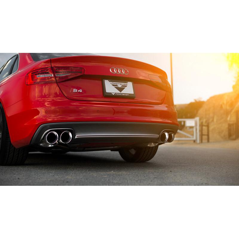 AWE Tuning Audi B8.5 S4 3.0T Touring Edition Exhaust System - Chrome Silver Tips (102mm)-SR1 Performance
