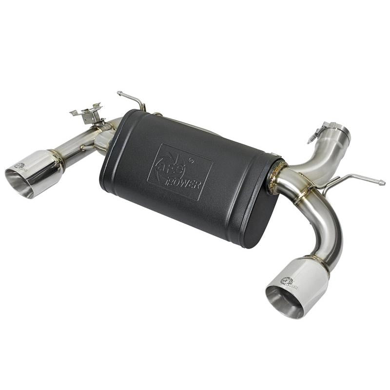 aFe MACHForce XP 16-17 BMW 340i/iX 440i/iX L6-3.0L (t) SS Axle-Back Exhaust w/Polished Tips-SR1 Performance