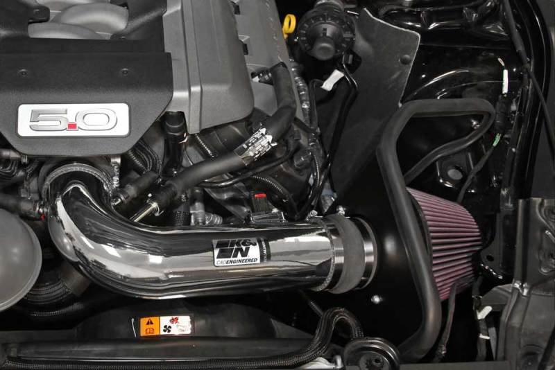 K&N 2015 Ford Mustang GT 5.0L V8 Typhoon Intake Kit-SR1 Performance