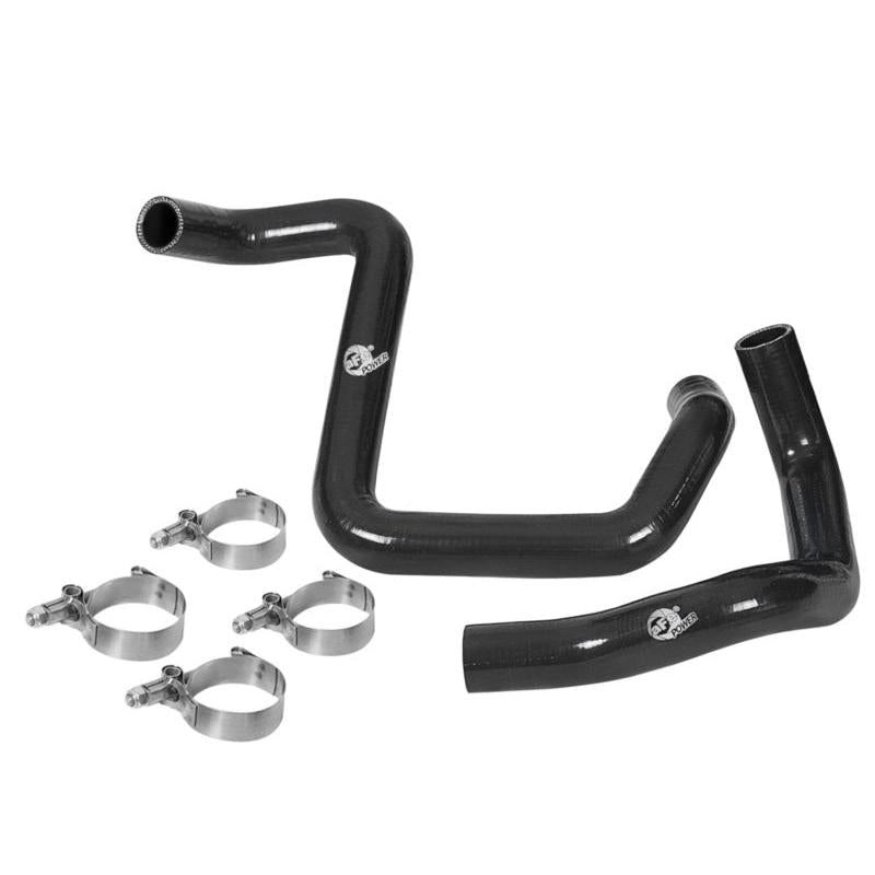 aFe BladeRunner Silicone Radiator Hose Kit 12-18 Jeep Wrangler (JK) V6 3.6L - Black-SR1 Performance