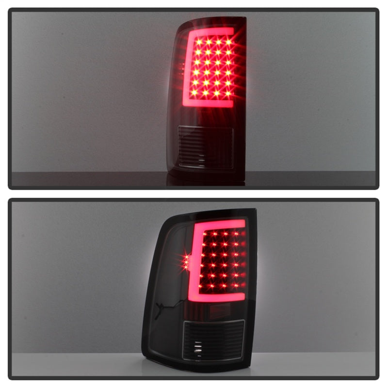 xTune 09-18 Dodge Ram 1500 LED Tail Lights - Black Smoke (ALT-ON-DR09-LBLED-BSM)-SR1 Performance
