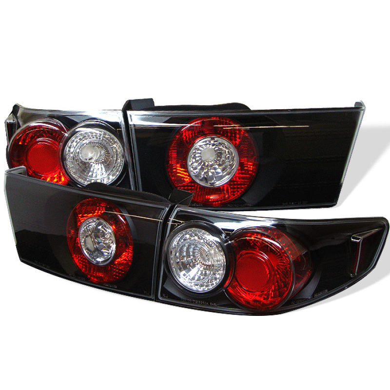Spyder Honda Accord 03-05 4Dr Euro Style Tail Lights Black ALT-YD-HA03-4D-BK-SR1 Performance