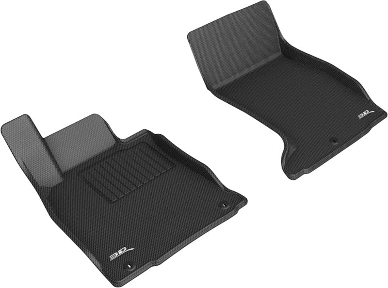 3D MAXpider 2019-2023 Genesis G70 AWD Kagu 1st Row Floormat - Black-SR1 Performance