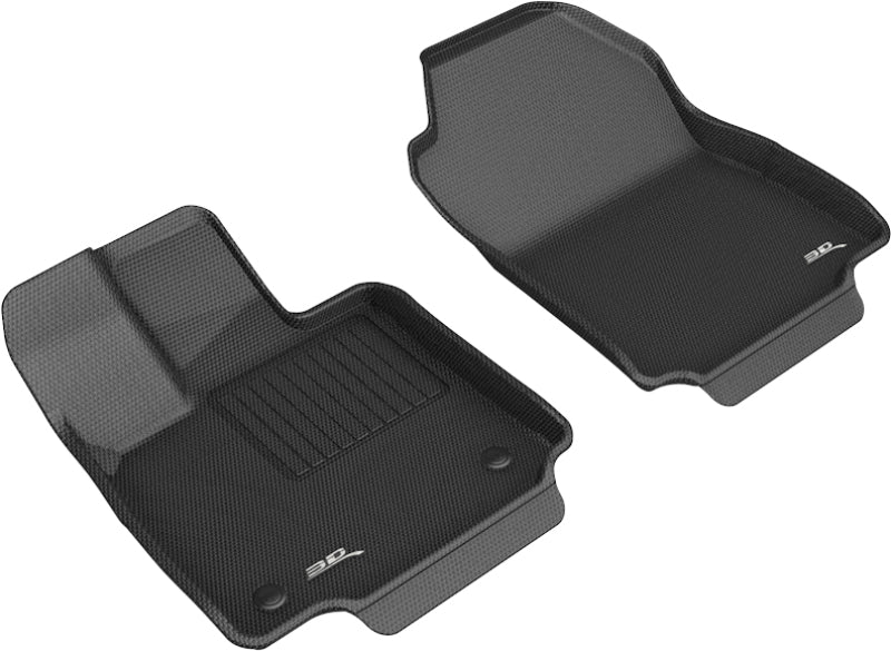 3D MAXpider 2019-2020 Toyota RAV4 Kagu 1st Row Floormat - Black-SR1 Performance