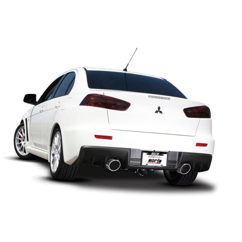 Borla 08-14 Mitsubishi EVO X Catback Exhaust-SR1 Performance