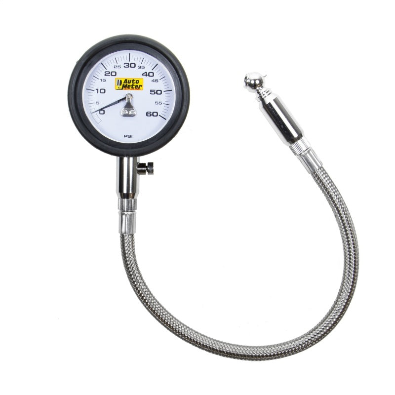 Autometer NASCAR Performance 60PSI Lo-Pressure Tire Pressure Gauge-SR1 Performance