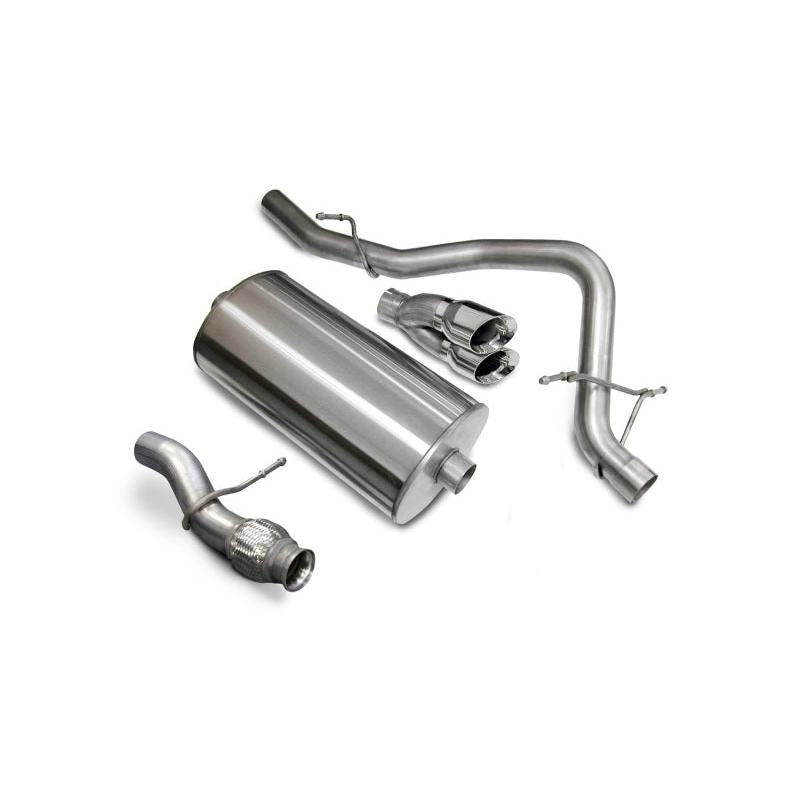 Corsa 2009-2014 Chevrolet Tahoe 5.3L V8 Polished Sport Cat-Back Exhaust-SR1 Performance
