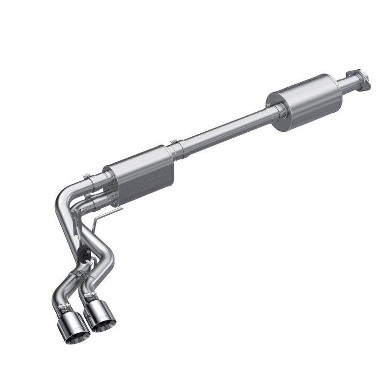 MBRP 2021+ Ford F150 T304 Pre-Axle (Street Profile) 2.5in OD Tips 3in Cat Back Exhaust-SR1 Performance