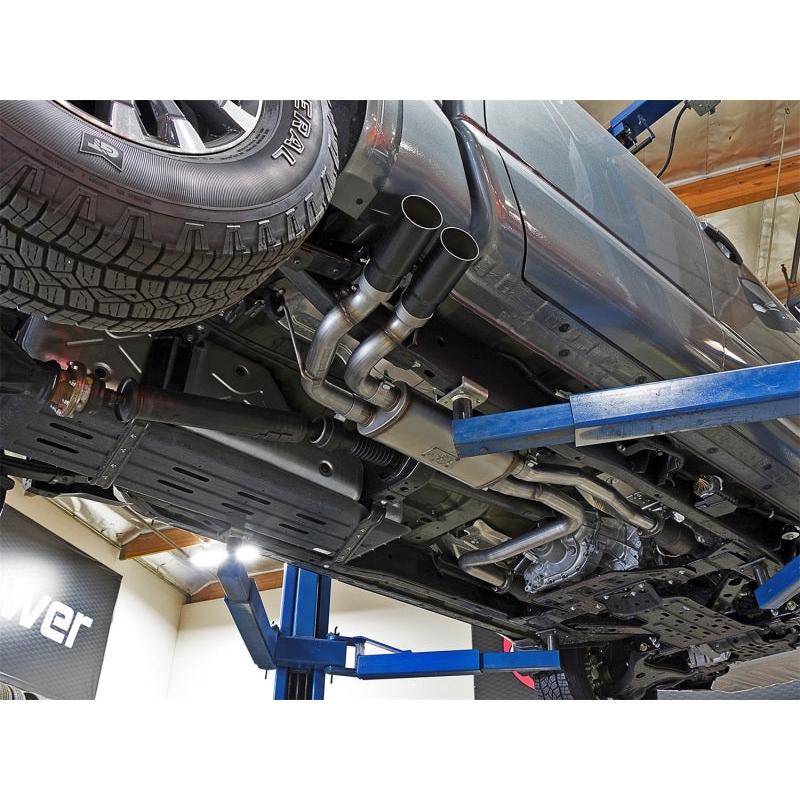 aFe POWER Rebel Series 2-1/2in 409 SS Cat Back Exhaust w/ Black Tips 16-17 Nissan Titan V8 5.6L-SR1 Performance