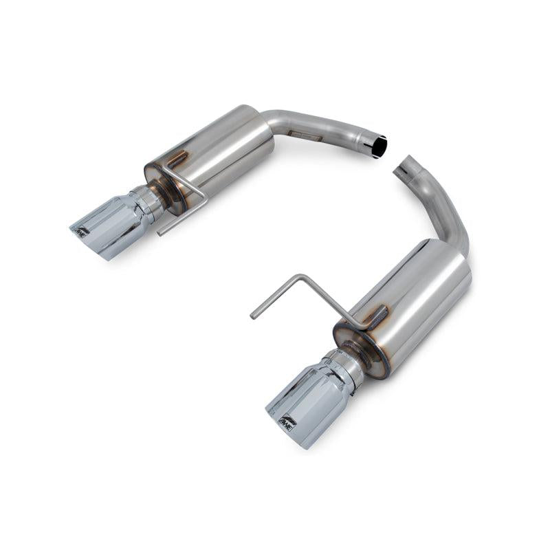 AWE Tuning S550 Mustang EcoBoost Axle-back Exhaust - Touring Edition (Chrome Silver Tips)-SR1 Performance