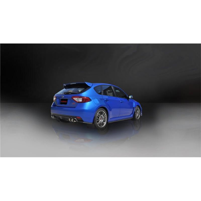Corsa 2008-2014 Subaru Impreza Hatchback STI 2.5L Turbo Manual Polished Sport Cat-Back Exhaust-SR1 Performance