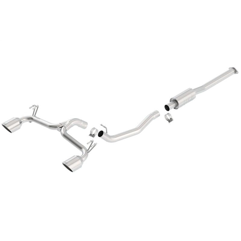 Borla 09-15 Mitsubishi Lancer Ralliart 2.0L 4cyl MT 6spd AWD Catback Exhaust-SR1 Performance