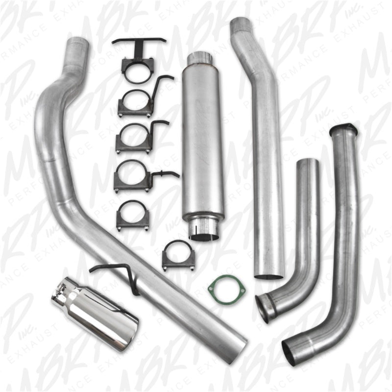 MBRP 2003-2007 Ford F-250/350 6.0L EC/CC Turbo Back Single Side (Stock Cat)-SR1 Performance