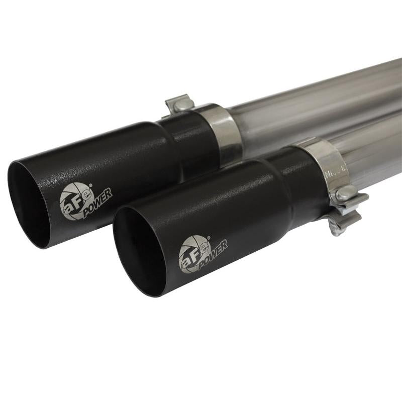 aFe Rebel Series CB 3in Middle Side Exit SS Exht w/ Black Tips 09-16 Chevy Silverado/GMC Sierra 1500-SR1 Performance