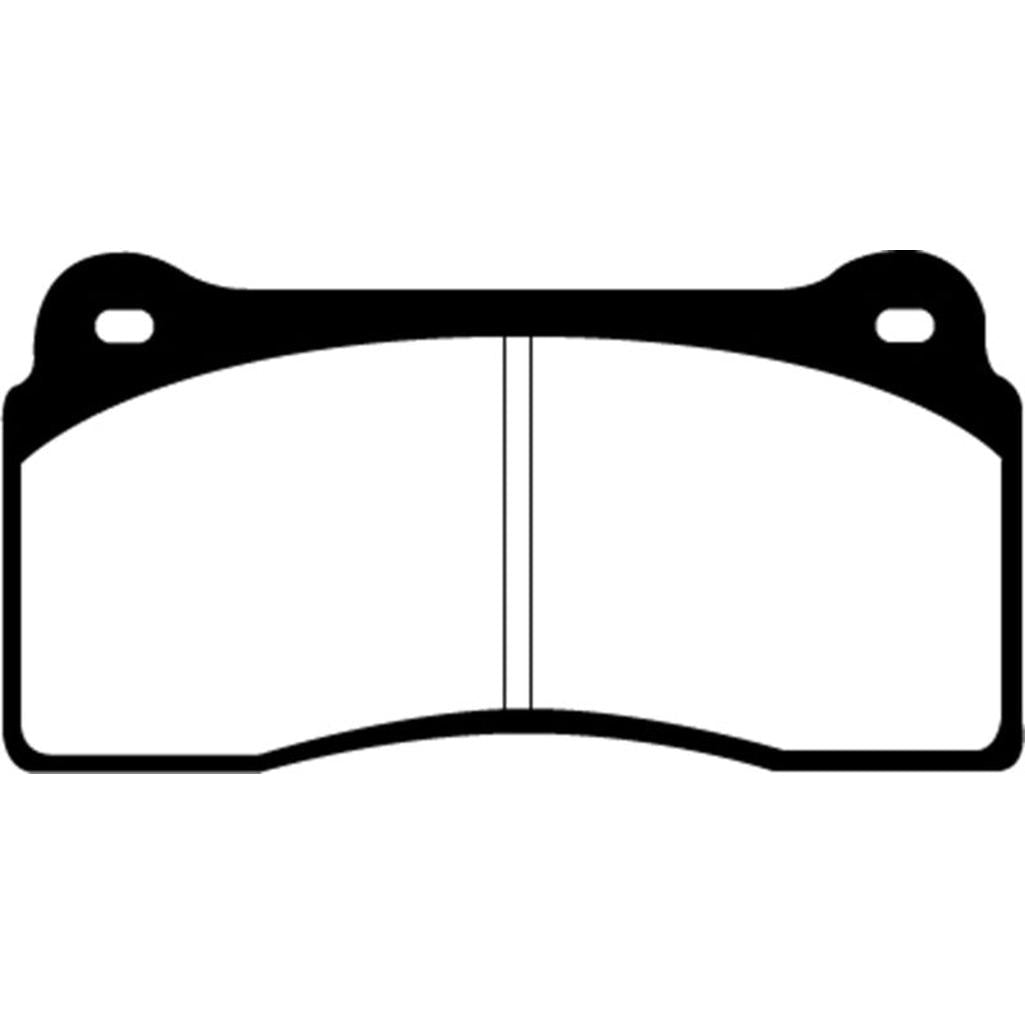 EBC Yellowstuff Rear Brake Pads for Nissan GT-R R35 – High-Performance Street and Track Use