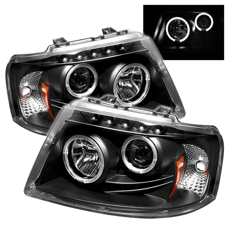 Spyder Ford Expedition 03-06 Projector Headlights LED Halo LED Blk (Not Included) PRO-YD-FE03-HL-BK-SR1 Performance