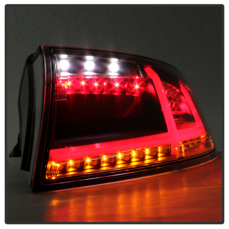 Spyder Audi TT 07-12 LED Tail Lights Black ALT-YD-ATT07-LED-BK-SR1 Performance