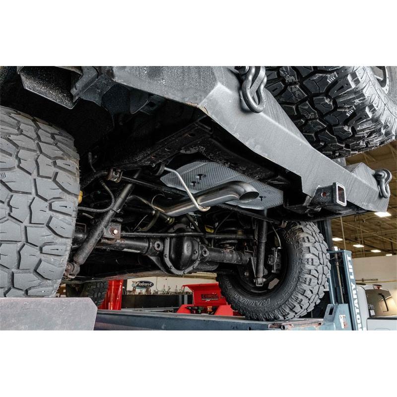 Corsa 2007-2018 Jeep Wrangler JKU 3.6L Sport 2.75in Cat-Back Exhaust w/ Turn Down Tip-SR1 Performance