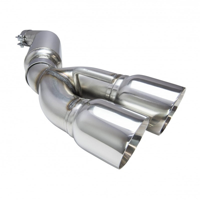 Kooks 2016 + Chevrolet Camaro SS 3in Axle Back Exhaust System w/ Mufflers and Polished Quad Tips-SR1 Performance