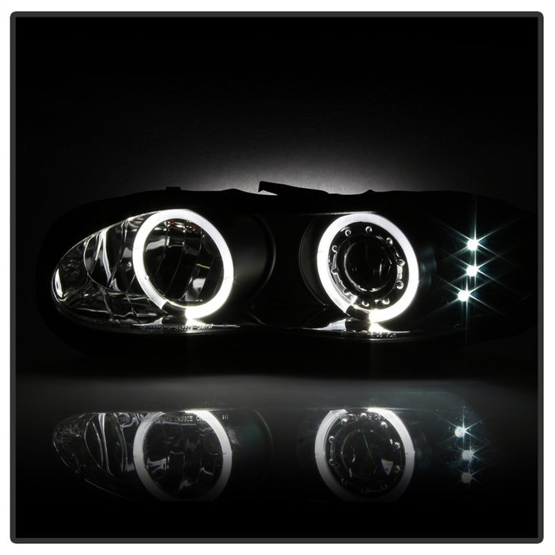 Spyder Chevy Camaro 98-02 Projector Headlights LED Halo LED Blk - Low H1 PRO-YD-CCAM98-HL-BK-SR1 Performance