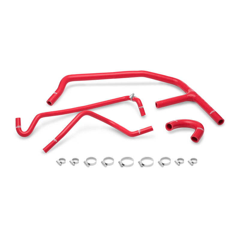 Mishimoto 15+ Ford Mustang EcoBoost Red Silicone Ancillary Hose Kit-SR1 Performance