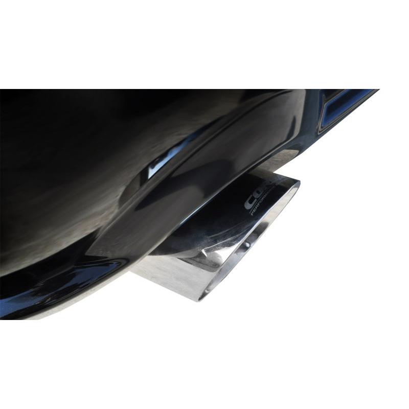 Corsa 2005-2010 Ford Mustang Shelby GT500 5.4L V8 Polished Sport Axle-Back Exhaust-SR1 Performance