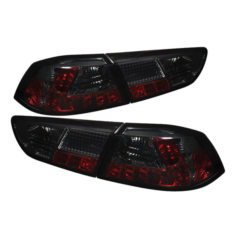 Spyder Mitsubishi Lancer/Evolution X 08-14 LED Tail Lights Smke ALT-YD-MITEVO1008-LED-SM-SR1 Performance