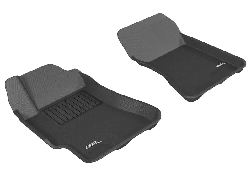 3D MAXpider 2002-2007 Subaru Impreza Kagu 1st Row Floormat - Black-SR1 Performance