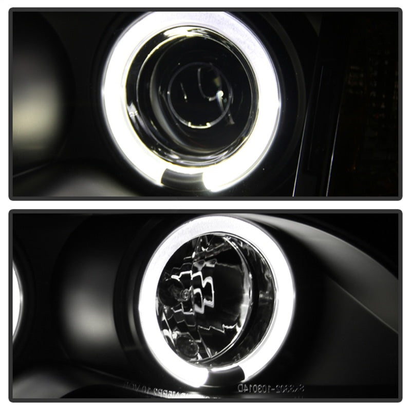 Spyder BMW E46 3-Series 02-05 4DR Projector Headlights 1PC LED Halo Blk PRO-YD-BMWE4602-4D-AM-BK-SR1 Performance