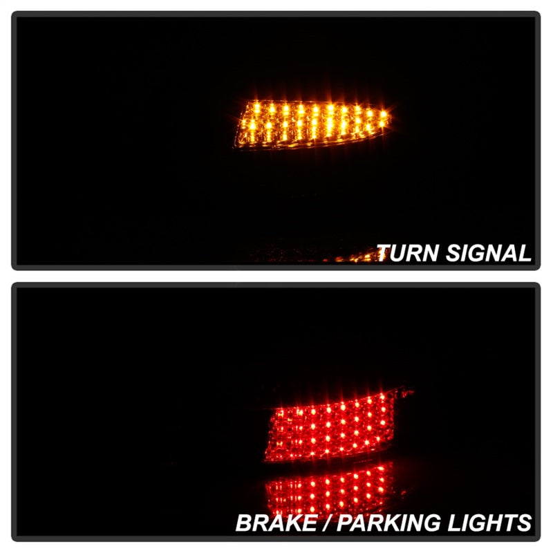 Xtune Porsche 911 996 ( Non 4S. Turbo. GT3 ) 99-04 LED Tail Lights Red Clear ALT-ON-P99699-LED-RC-SR1 Performance