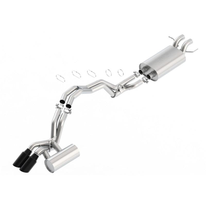 Borla 2018 Lincoln Navigator 3.5L A/T 2WD/4WD Touring 2.5in Catback Exhaust w/Black Chrome Tips-SR1 Performance