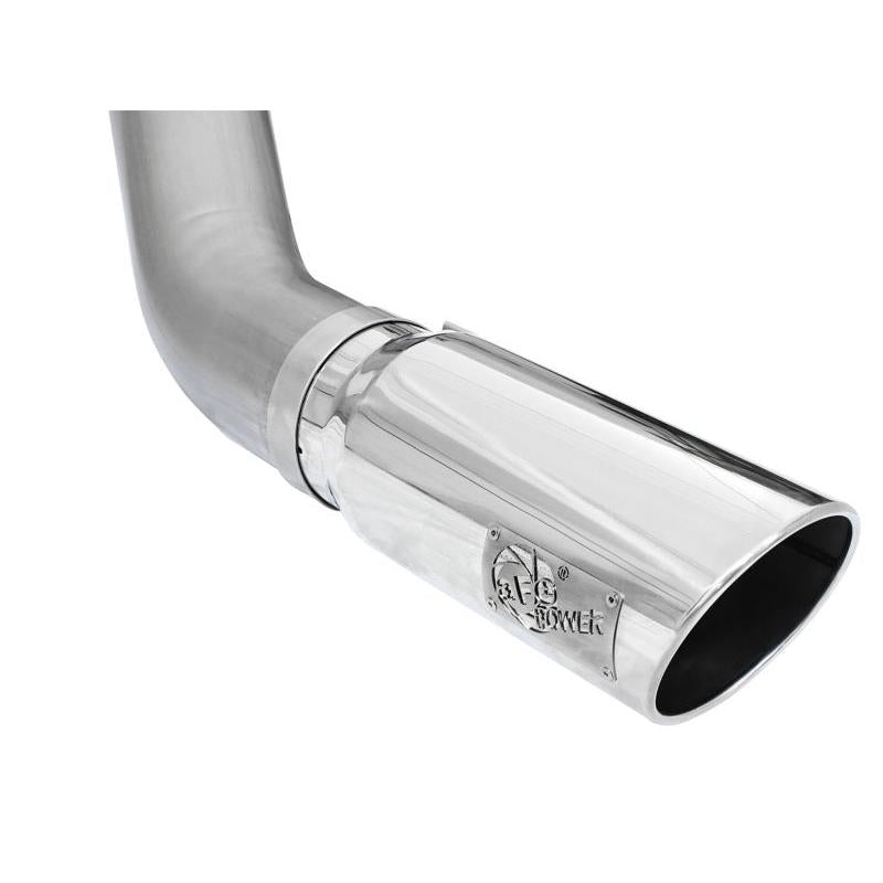 aFe MACHForce XP Exhaust Large Bore 5in DPF-Back SS 13-15 Dodge Trucks L6-6.7L (td) *Polish Tip-SR1 Performance