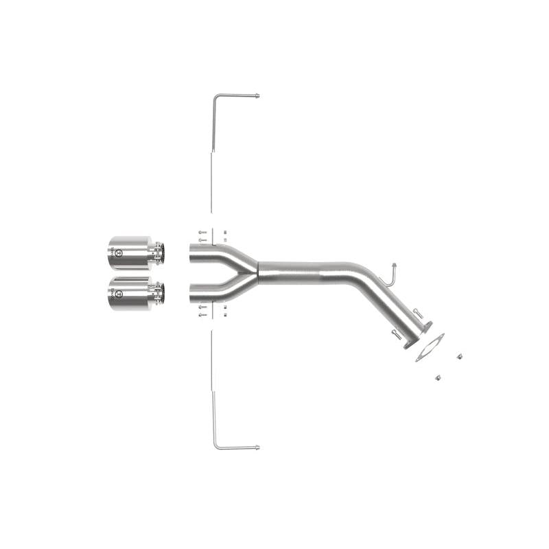 aFe Takeda 3in-2.5in 304 SS Axle-Back Exhaust w/Polished Tip 19-20 Hyundai Veloster I4-1.6L(t)-SR1 Performance