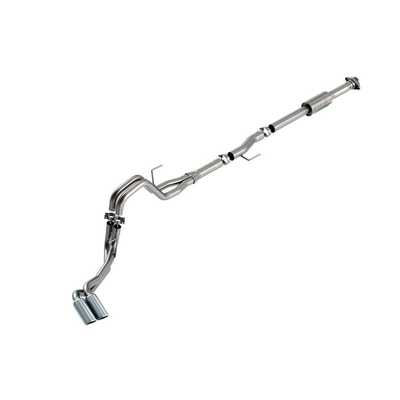 Borla F-150 2021 2.7L/3.5L 4dr CC SB EC STB Lari/King R/Plinum/LTD 3/2.25 DSE Cat-Back AK CHR Tips-SR1 Performance