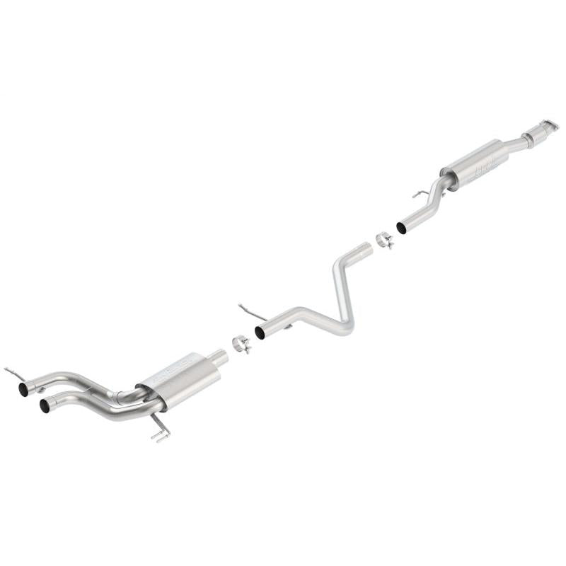 Borla 13-15 Hyundai Veloster Turbo 1.6L AT/MT FWD 2dr Dual Center Rear Exit Cat-Back Exhaust-SR1 Performance
