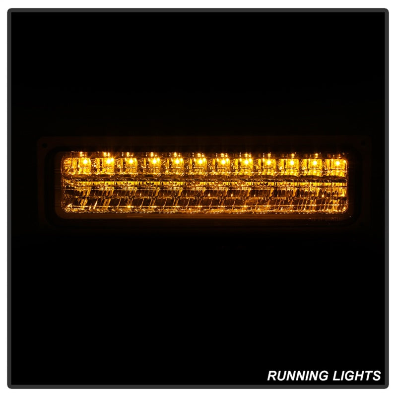 Xtune 92-94 Blazer Full Size Corner/LED Bumper Headlights Chrome HD-JH-CCK88-LED-AM-C-SET-SR1 Performance