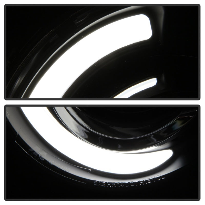 xTune 15-17 Jeep Renegade Light Bar DRL Projector Headlights -Black (PRO-JH-JREN-LBDRL-BK)-SR1 Performance