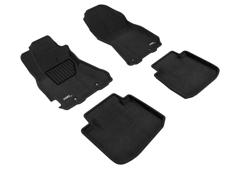 3D Maxpider 15-19 Subaru Legacy/ Outback Elegant 1st 2nd Row - Floor Mat Set (Black)-SR1 Performance