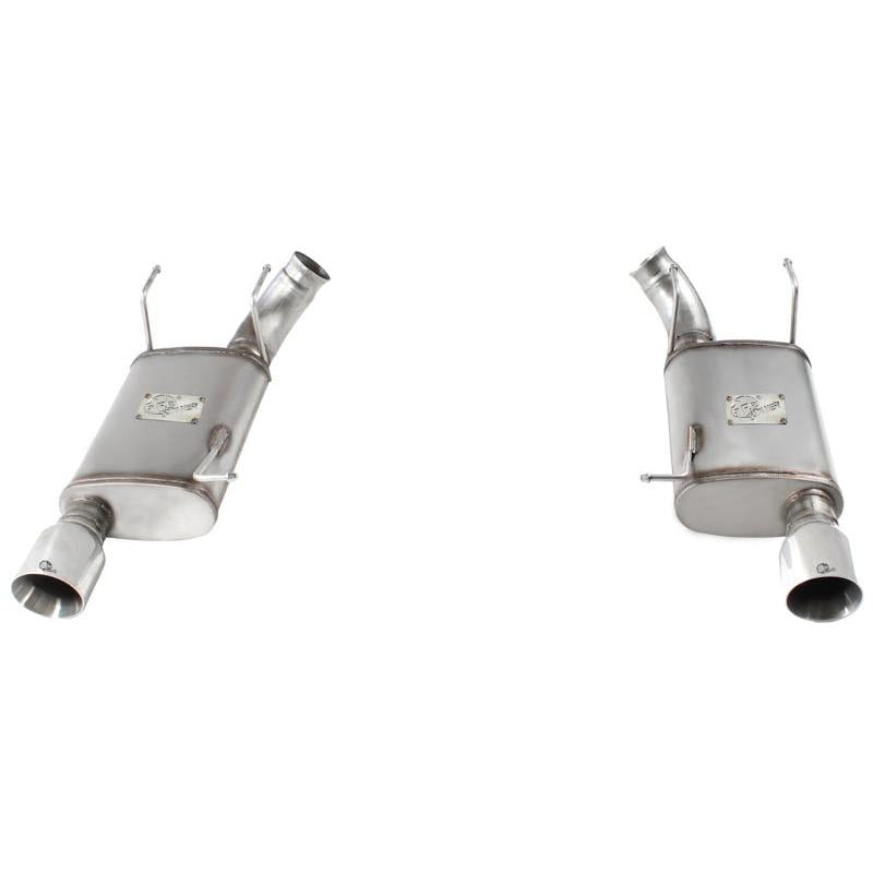aFe MACHForce XP Exhaust 11-14 Ford Mustang GT V8-5.0L 3in. SS Axle-Back w/Polished Tips-SR1 Performance
