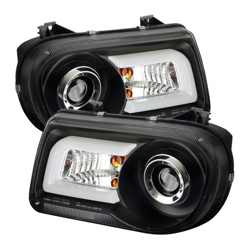 Spyder Chrysler 300C 05-10 Projector Headlights LED DRL Black High/Low H7 PRO-YD-C300C-DRL-BK-SR1 Performance