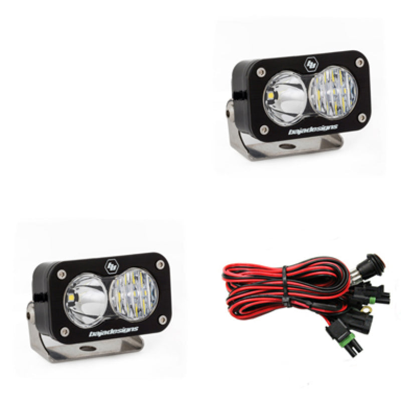 Baja Designs S2 Pro Series LED Light Pods Driving Combo Pattern - Pair-SR1 Performance