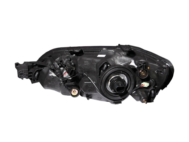 ANZO 2002-2003 Mitsubishi Lancer Crystal Headlights Black-SR1 Performance