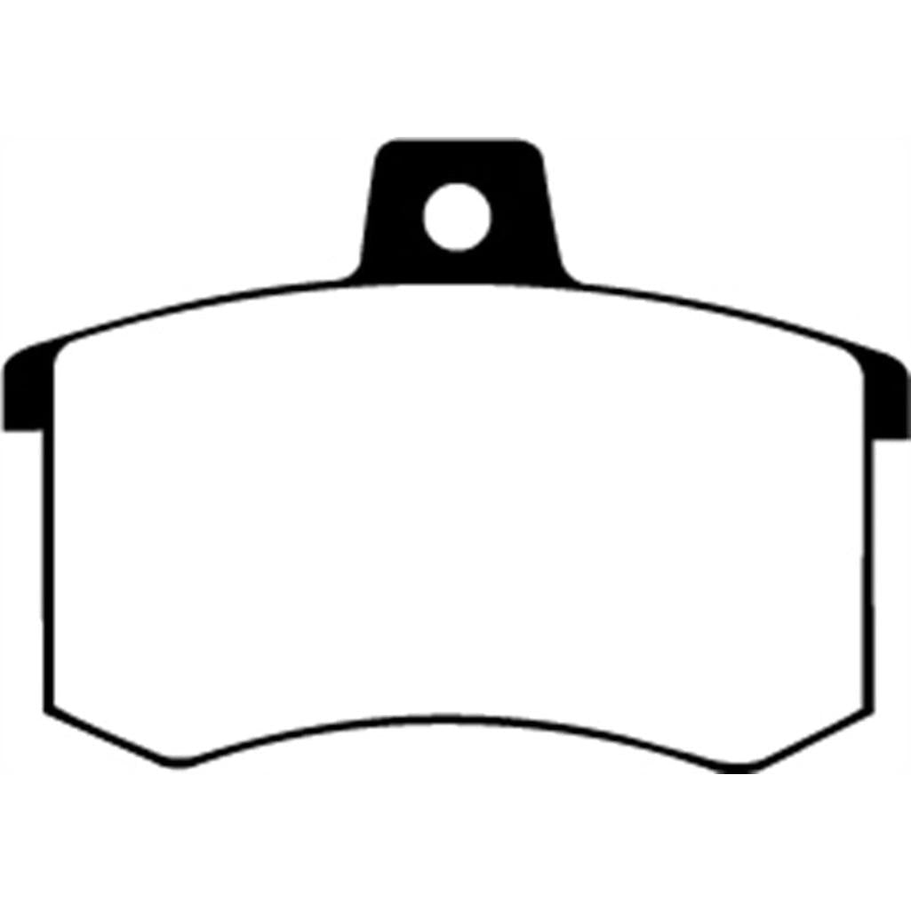 EBC Redstuff Ceramic Low Dust Brake Pads for Audi 1991-1998 – Enhanced Stopping Power and Minimal Dust