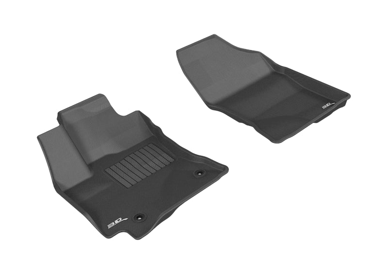 3D MAXpider 2014-2019 Toyota Corolla Kagu 1st Row Floormat - Black-SR1 Performance