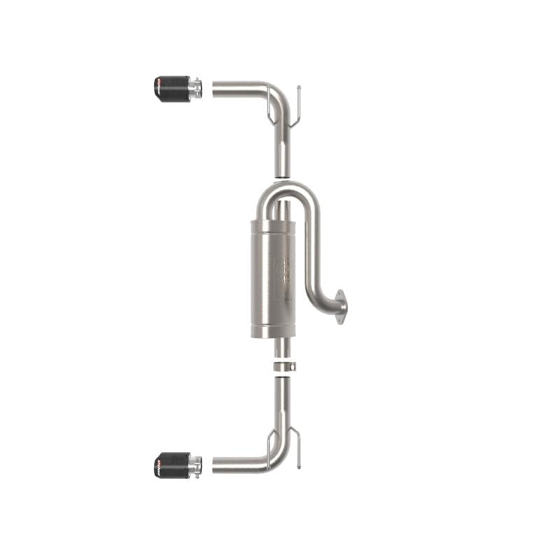 aFe 19-22 Mazda 3 L4 2.5L Takeda 3in to 2-1/2in 304 SS Axle-Back Exhaust w/ Carbon Fiber Tip-SR1 Performance