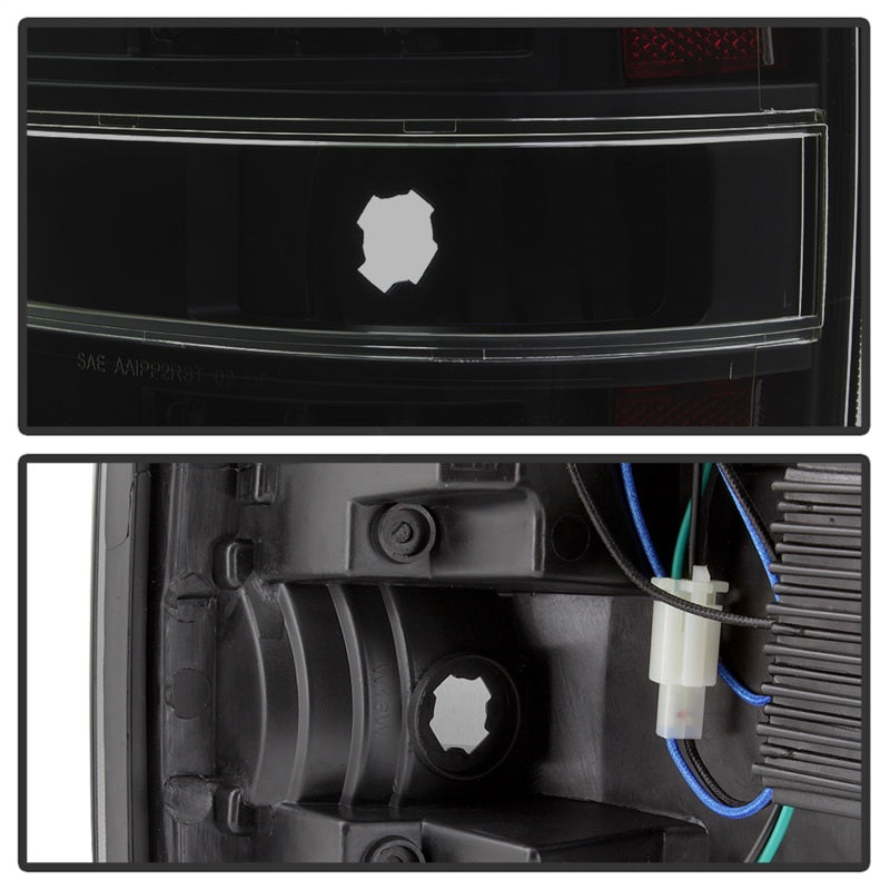 xTune 09-14 Ford F-150 Light Bar LED Tail Lights - Black Smoke (ALT-JH-FF15009-LBLED-BSM)-SR1 Performance
