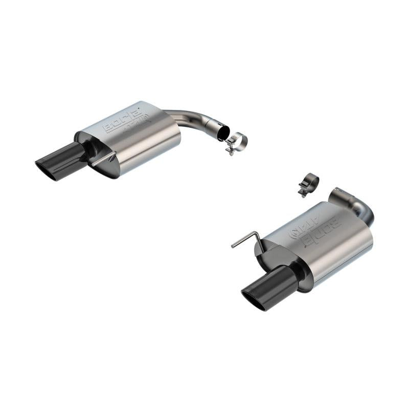 Borla 2024 Ford Mustang GT 5.0L V8 w/o Active Exhaust ATAK Axle-Back Exhaust System - Black Chrome-SR1 Performance