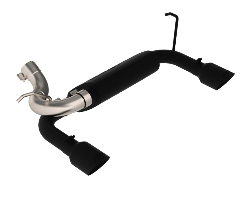 MBRP 07-14 Jeep Wrangler/Rubicon 3.6L/3.8L V6 Axle-Back Dual Rear Exit Black Performance Exhuast Sys-SR1 Performance