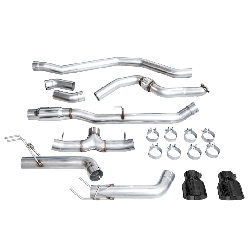 AWE Tuning 22+ Honda Civic Si/Acura Integra Track Edition Catback Exhaust - Dual Diamond Black Tips-SR1 Performance