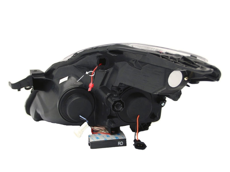 ANZO 2008-2009 Nissan Altima (2 Door ONLY) Projector Headlights w/ Halo Black (CCFL)-SR1 Performance